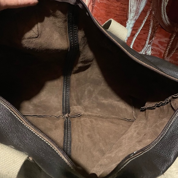 Roots XXL leather duffel bag - Picture 11 of 12